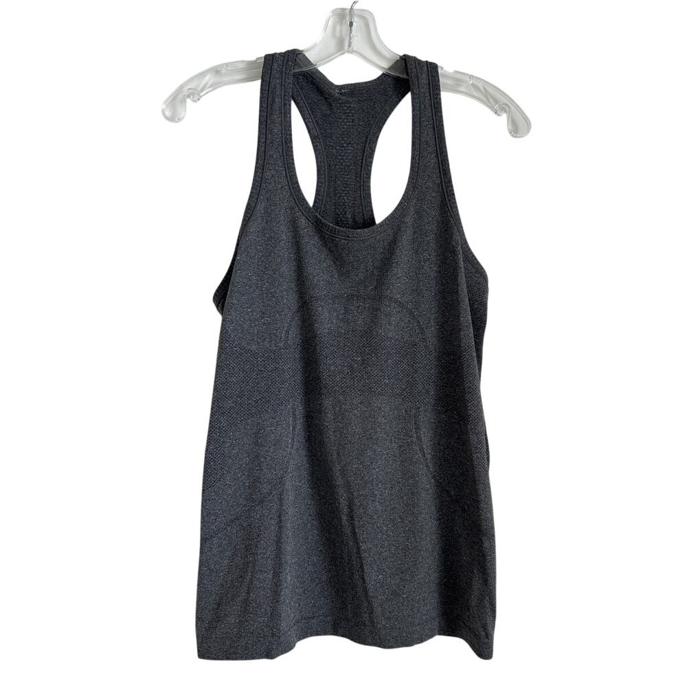 Lululemon Swiftly Tech Racerback Tank, Dark Gray Heather, Women’s Size 8